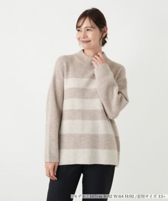 ＜Leilian plus house (Women/大きいサイズ)＞セーター【Ｌｅｉｌｉａｎ　ＷＨＩＴＥ　ＬＡＢＥＬ】