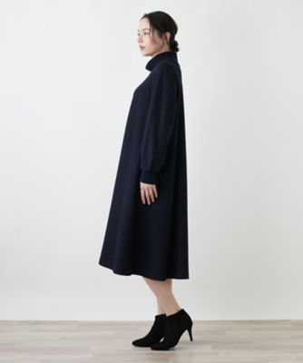 店舗人気】ハイネックAラインワンピース【25年11月カタログ
