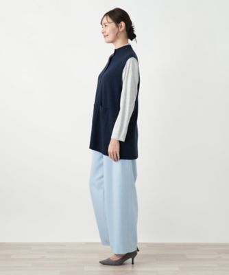 カシミヤニットベスト【Leilian WHITE LABEL