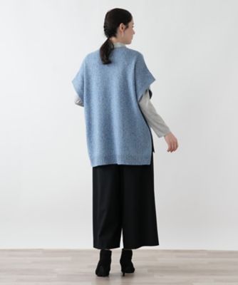 極美品】Leilian WHITELABEL 24AW ボアベスト アイボリー ボアベスト