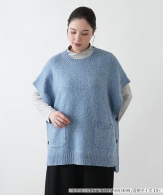 ＜Leilian plus house (Women/大きいサイズ)＞ベスト【Ｌｅｉｌｉａｎ　ＷＨＩＴＥ　ＬＡＢＥＬ】