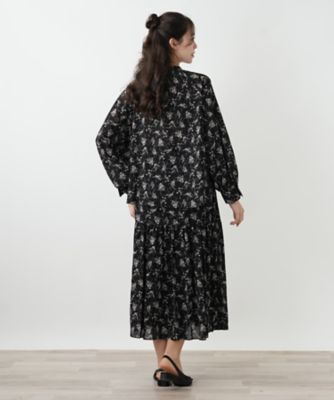 レリアン 大きいサイズ 花柄ブラウス ゆったり XL BPF03_1500401_81100?$VS_1500$