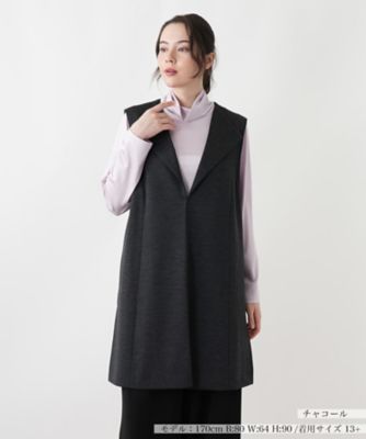 ＜Leilian plus house (Women/大きいサイズ)＞【送料無料】ベスト