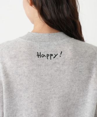 ロゴカシミヤニットプルオーバー【NEMIKA】 | Leilian plus