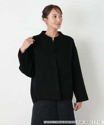 【送料無料】Leilian plus house (Women/大きいサイズ)/レリアン プラスハウス ジャケット 99クロ コート・ジャケット【三越伊勢丹/公式】