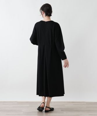 Vネックフレアワンピース【BOURGE】 | Leilian plus house