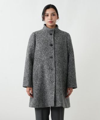 スタンドカラーコート【Leilian WHITE LABEL