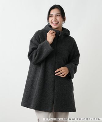 フーデットコート【Leilian WHITE LABEL】 | Leilian