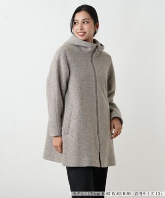 フーデットコート【Leilian WHITE LABEL】 | Leilian