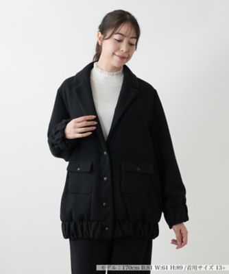 【送料無料】Leilian plus house (Women/大きいサイズ)/レリアン プラスハウス ジャケット 99クロ コート・ジャケット【三越伊勢丹/公式】