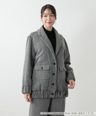 【送料無料】Leilian plus house (Women/大きいサイズ)/レリアン プラスハウス ジャケット 97グレー コート・ジャケット【三越伊勢丹/公式】