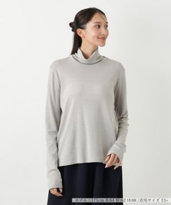 ＜Leilian plus house (Women/大きいサイズ)＞ハイネックカットソー【ＮＥＭＩＫＡ】