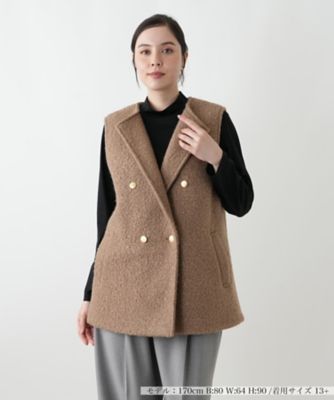 ＜Leilian plus house (Women/大きいサイズ)＞ベスト【ＮＥＭＩＫＡ】