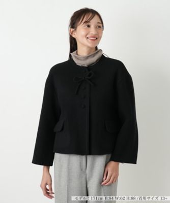 【送料無料】Leilian plus house (Women/大きいサイズ)/レリアン プラスハウス ジャケット 99クロ コート・ジャケット【三越伊勢丹/公式】