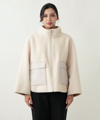 【極美品】Leilian WHITELABEL 24AW ボアベスト アイボリー 極美品】Leilian WHITELABEL 24AW ボアベスト アイボリー ボアベスト