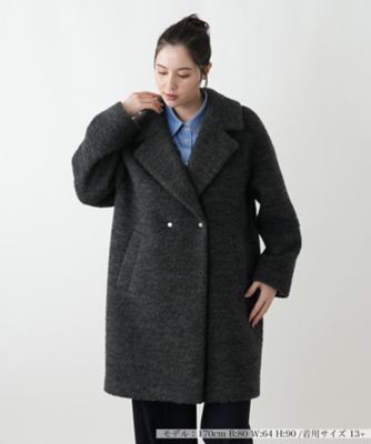 ブークレミドルコート【NEMIKA】 | Leilian plus house (Women