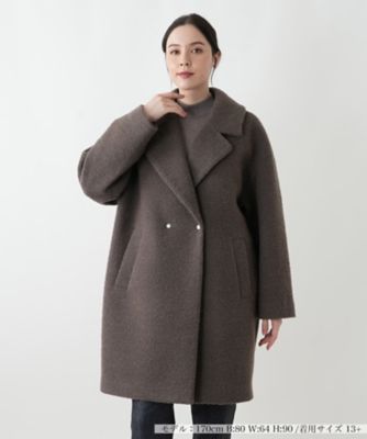 m.h.k 専用 レリアン　　最高級　軽量ムートコート ブークレミドルコート【NEMIKA】 | Leilian plus house (Women