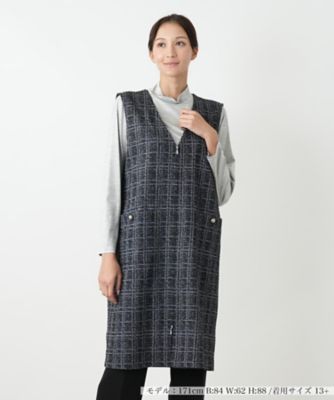 ＜Leilian plus house (Women/大きいサイズ)＞ベスト【ＮＥＭＩＫＡ】