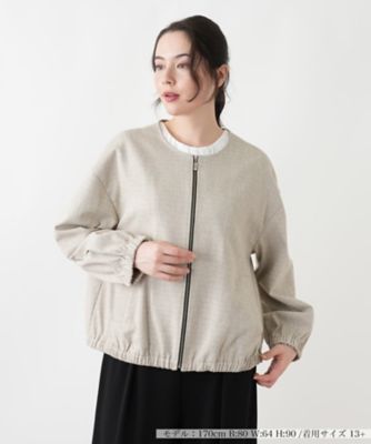 ＜Leilian plus house (Women/大きいサイズ)＞【送料無料】ブルゾン