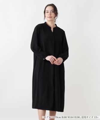 【送料無料】Leilian plus house (Women/大きいサイズ)/レリアン プラスハウス ワンピース 99クロ ワンピース・ドレス【三越伊勢丹/公式】