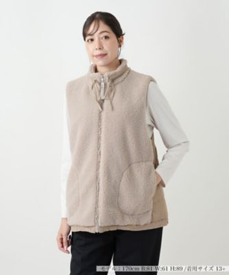 ＜Leilian plus house (Women/大きいサイズ)＞ベスト【ＭＵＳＥ　ＢＹ　ＲＯＣＨＡＳ　Ｐｒｅｍｉｅｒｅ】
