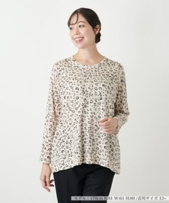 ＜Leilian plus house (Women/大きいサイズ)＞カットソー【ＭＵＳＥ　ＢＹ　ＲＯＣＨＡＳ　Ｐｒｅｍｉｅｒｅ】