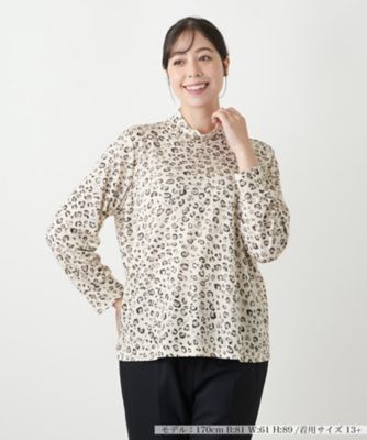 ＜Leilian plus house (Women/大きいサイズ)＞カットソー【ＭＵＳＥ　ＢＹ　ＲＯＣＨＡＳ　Ｐｒｅｍｉｅｒｅ】