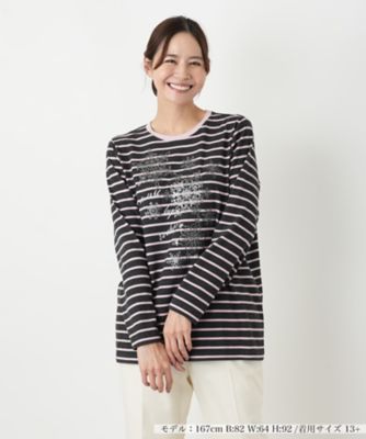 ＜Leilian plus house (Women/大きいサイズ)＞カットソー【ＭＵＳＥ　ＢＹ　ＲＯＣＨＡＳ　Ｐｒｅｍｉｅｒｅ】