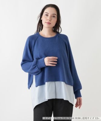 ＜Leilian plus house (Women/大きいサイズ)＞セーター【ＦＲＡＮＣＯ　ＦＥＲＲＡＲＯ　ｆｏｒ　Ｌｅｉｌｉａｎ】