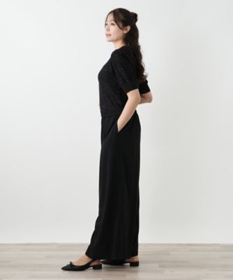 レリアン13号＋　パンツ ワイドパンツ【Leilian WHITE LABEL