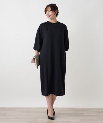 【本日限定値下げ】8YARDS レディース ワンピース L ブラック ワンピース | Leilian plus house (Women/大きいサイズ)/レリアン