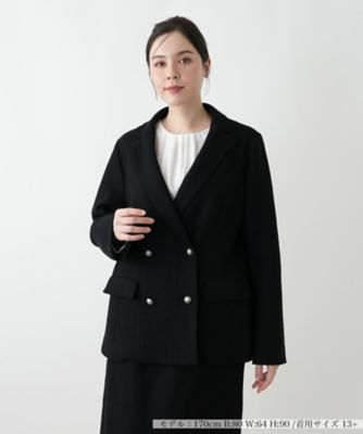 【送料無料】Leilian plus house (Women/大きいサイズ)/レリアン プラスハウス ブレザー 99クロ コート・ジャケット【三越伊勢丹/公式】