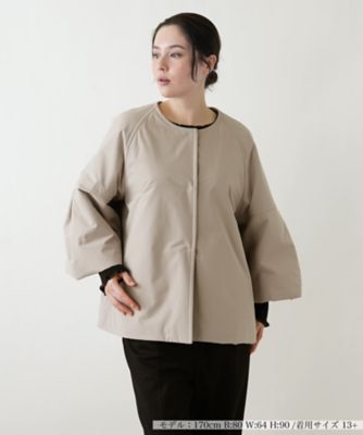 ＜Leilian plus house (Women/大きいサイズ)＞コート【ＢＯＵＲＧＥ】