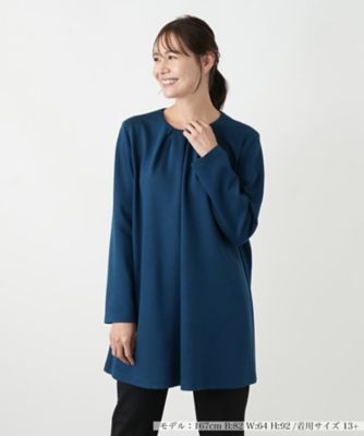 ＜Leilian plus house (Women/大きいサイズ)＞ブラウス【Ｌｅｉｌｉａｎ　ＷＨＩＴＥ　ＬＡＢＥＬ】