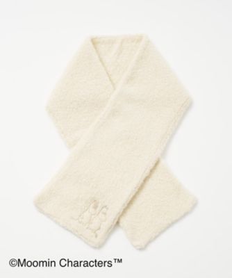 ＜Leilian plus house (Women/大きいサイズ)＞ムーミン　カシミヤミニマフラー【２５年１１月カタログ】