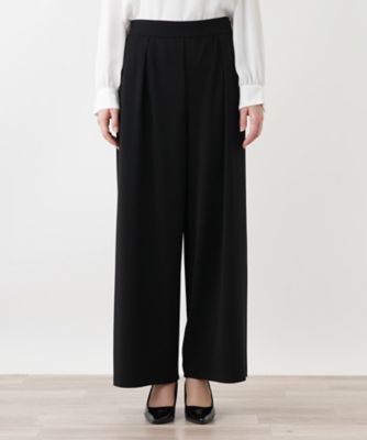 極美品☆レリアン ルイジボット生地 ワイドパンツセットアップ 大きい13+サイズ ワイドパンツ | Leilian plus house (Women/大きいサイズ