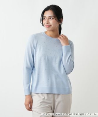 店舗人気】クルーネックセーター | Leilian plus house (Women/大きい