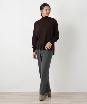 タートルネックニットプルオーバー | Leilian plus house (Women