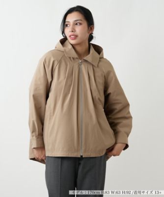 2WAYフードタックコート【Leilian WHITE LABEL