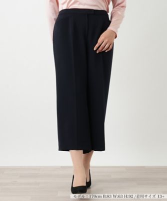 ＜Leilian plus house (Women/大きいサイズ)＞ガウチョパンツ