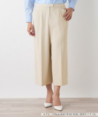 ＜Leilian plus house (Women/大きいサイズ)＞ガウチョパンツ