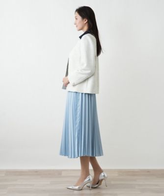 ノーカラージャケット | Leilian plus house (Women/大きいサイズ