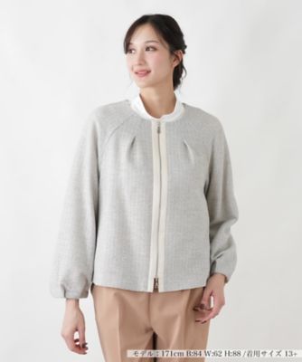 ＜Leilian plus house (Women/大きいサイズ)＞ジャケット【ＲＯＣＨＡＳ　Ｐｒｅｍｉｅｒｅ】【ＮＵＯＶＯ　ＲＩＶＥＲＡ】