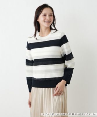 ＜Leilian plus house (Women/大きいサイズ)＞セーター【ＲＯＣＨＡＳ　Ｐｒｅｍｉｅｒｅ】