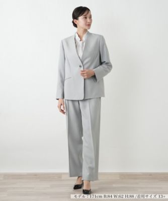 ＜Leilian plus house (Women/大きいサイズ)＞洗えるパンツスーツ【２６年１月カタログ】