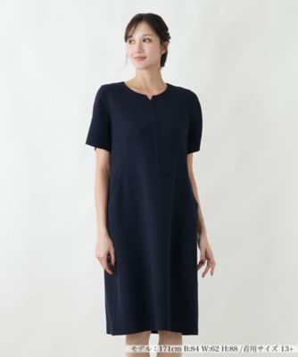 ＜Leilian plus house (Women/大きいサイズ)＞一重仕立てワンピース【ＭＡＮＩＧＬＩＡ】