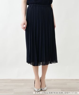 ＜Leilian plus house (Women/大きいサイズ)＞プリーツスカート