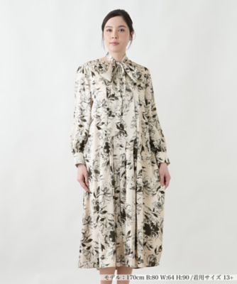 花柄ワンピース【26年2月カタログ】 | Leilian plus house (Women
