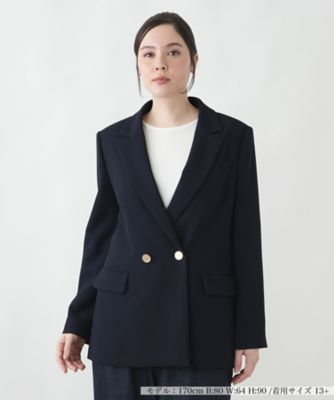 ＜Leilian plus house (Women/大きいサイズ)＞【店舗人気】ダブルブレストブレザー