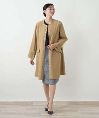 【美品】レリアン 大きいサイズ ウール リバー コート 金ボタン 上品 高級 バックヨークコート | Leilian plus house (Women/大きいサイズ